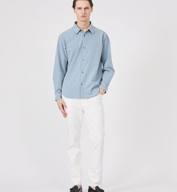 ABAHOUSE「【定番】レギュラーカラーストライプシャツ」|シャツ・ブラウス|