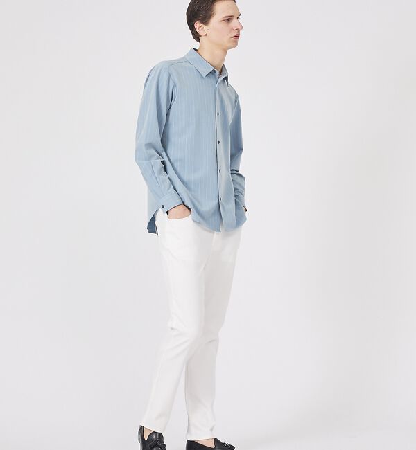 ABAHOUSE「【定番】レギュラーカラーストライプシャツ」|シャツ・ブラウス|