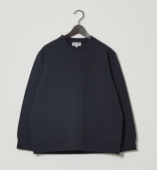 ABAHOUSE「【SMART CLOSET】ハイゲージ ポンチ プルオーバー スウェット / セ」|スウェット・ジャージ|ネイビー