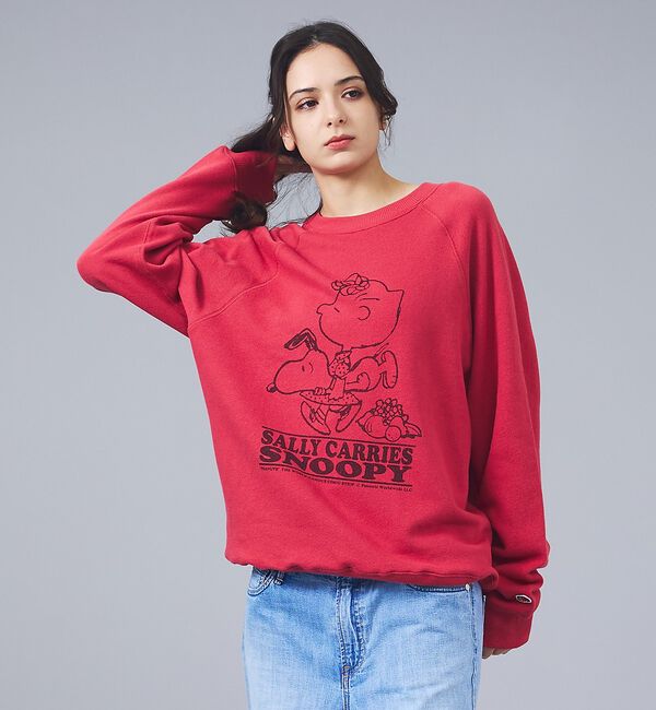 ABAHOUSE「【FRUIT OF THE LOOM/フルーツ・オブ・ザ・ルーム】FRUIT O」|スウェット・ジャージ|レッド