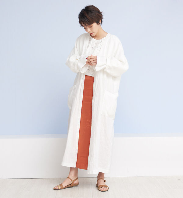 Rouge vif「リネンコートドレス」|その他|