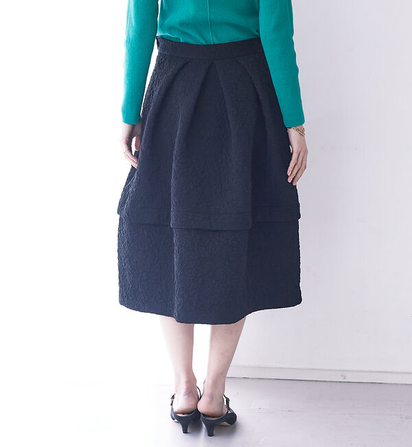 Rouge vif「【BELLE ROBE】ふくれジャガードスカート」|スカート|