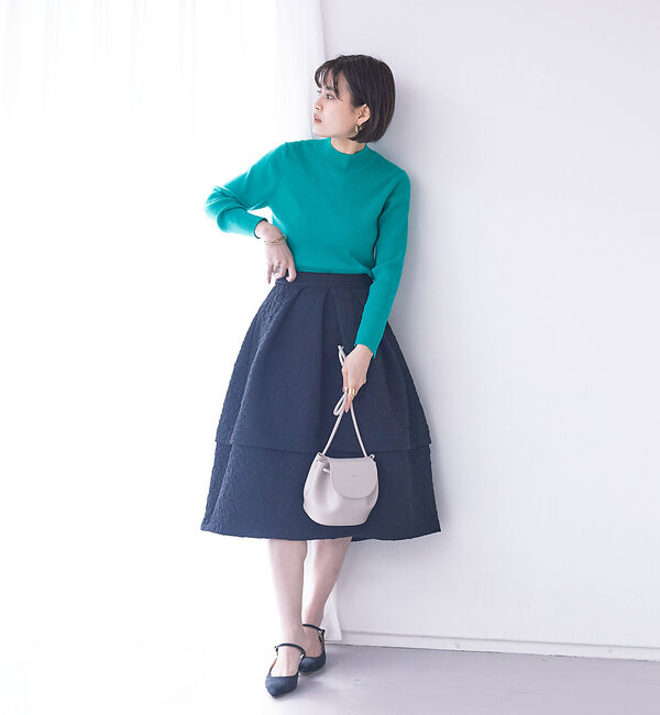 Rouge vif「【BELLE ROBE】ふくれジャガードスカート」|スカート|