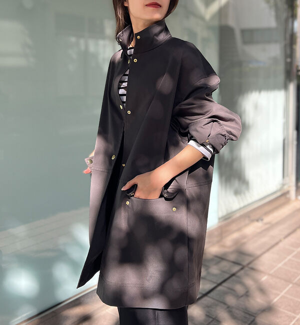 Rouge vif「スタンドカラー ハーフコートブルゾン」|その他|