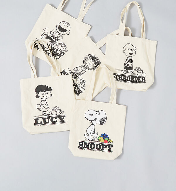 Rouge vif「【FRUIT OF THE LOOM】PEANUTSトートバッグ」|トートバッグ|