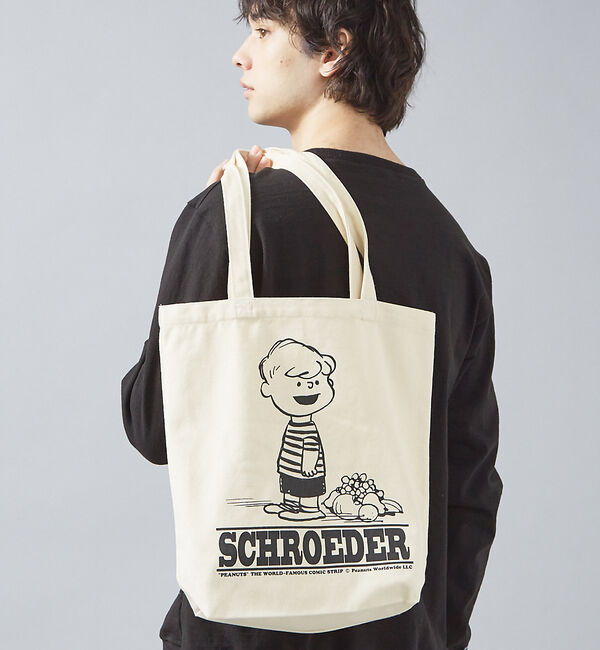 Rouge vif「【FRUIT OF THE LOOM】PEANUTSトートバッグ」|トートバッグ|ブルー