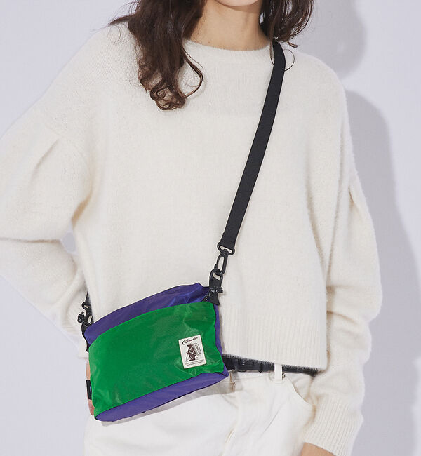 Rouge vif「【COBMASTER】ナイロンショルダーバッグ / バイカラー / 軽量 / B」|ショルダー・メッセンジャー|ブルー