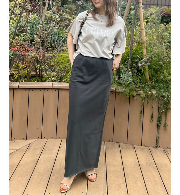 Rouge vif「【MICA&DEAL /マイカアンドディール】タイトイージースカート」|スカート|