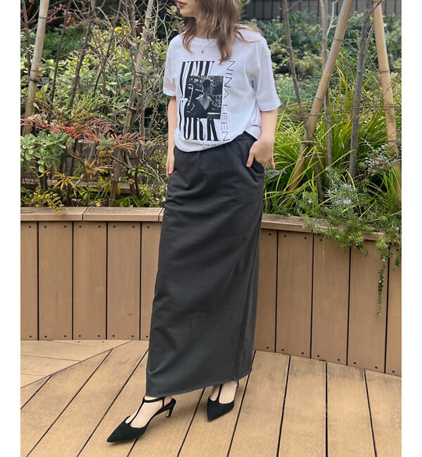 Rouge vif「【MICA&DEAL /マイカアンドディール】タイトイージースカート」|スカート|