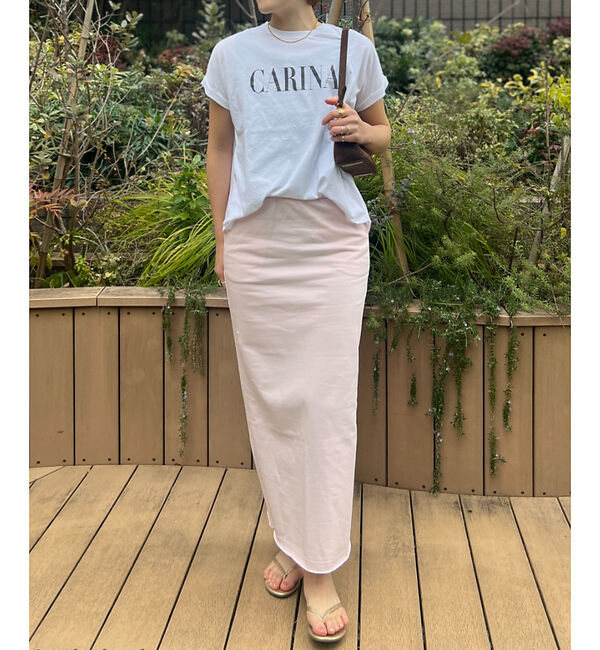 Rouge vif「【MICA&DEAL /マイカアンドディール】タイトイージースカート」|スカート|