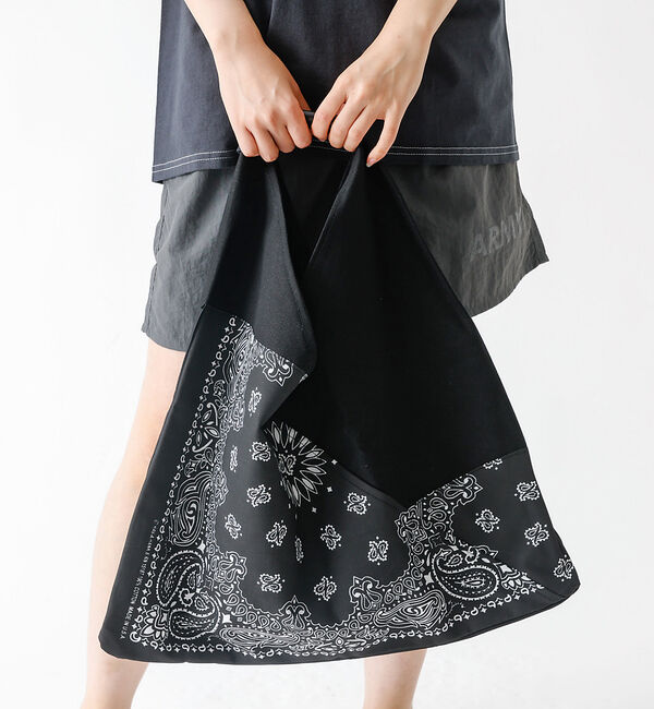 Rouge vif「【THRIFTY LOOK / スリフティールック】HAV-A-HANK TRI」|トートバッグ|ブラック