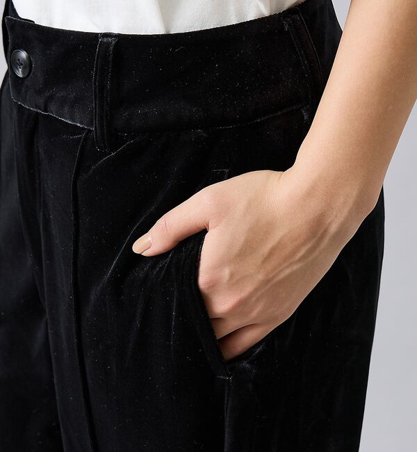 Rouge vif「【Keena/キーナ】ベロアセンタープレスパンツ/ベロア/センタープレス/お出か」|その他|