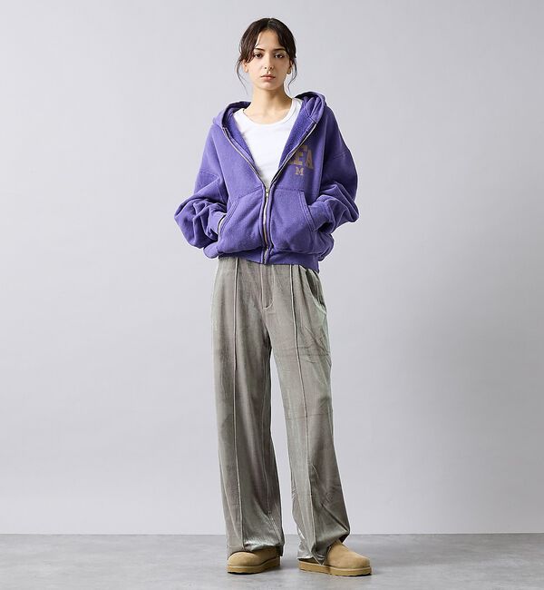 Rouge vif「【Keena/キーナ】ベロアセンタープレスパンツ/ベロア/センタープレス/お出か」|その他|