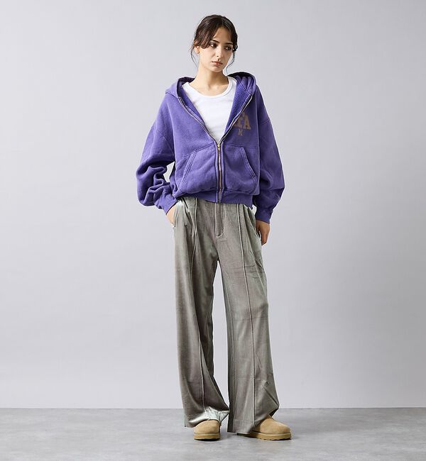 Rouge vif「【Keena/キーナ】ベロアセンタープレスパンツ/ベロア/センタープレス/お出か」|その他|