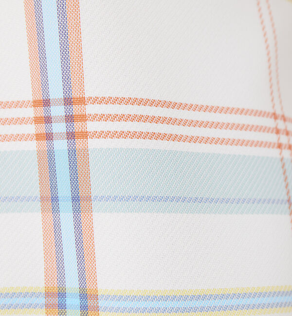 qualite「チェックノースリブラウス」|シャツ・ブラウス|