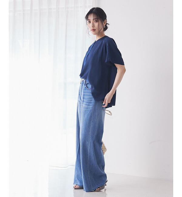 qualite「【Healthy DENIM】Wild Ginger ワイドデニム」|デニム|