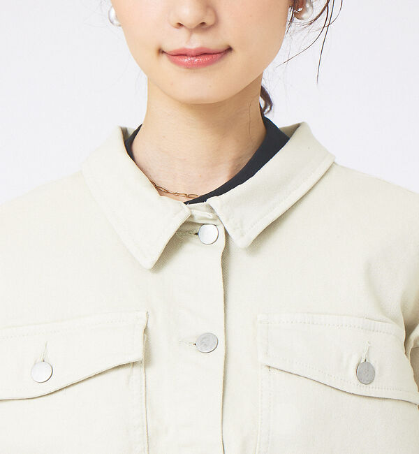 abahouse mavie「デニムショートブルゾン」|その他|