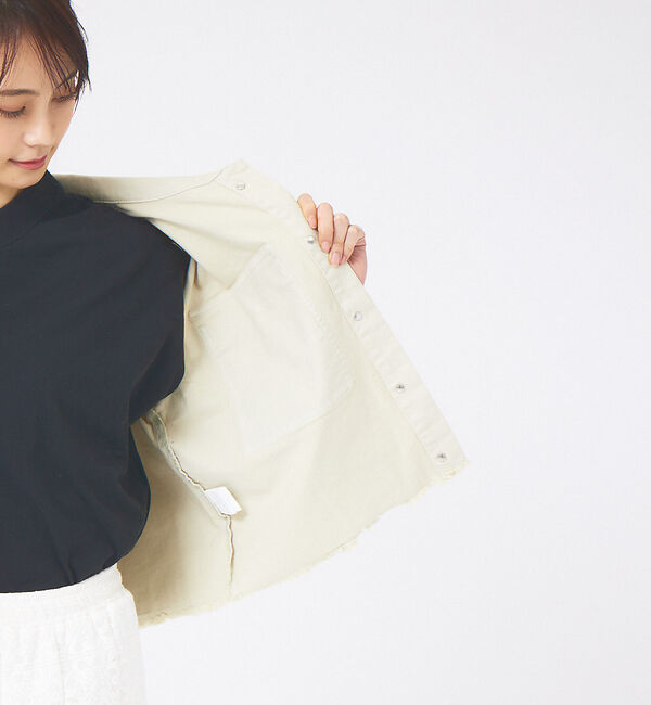 abahouse mavie「デニムショートブルゾン」|その他|