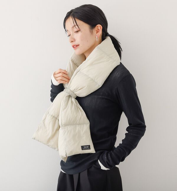 abahouse mavie「【TAION】 ダウンスカーフ」|マフラー|