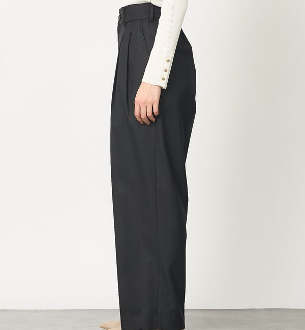 abahouse mavie「【セットアップ対応】ライトメランジタックスラックス」|スラックス|