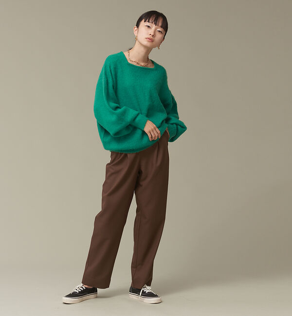 NOMINE「モヘアライクスクエアニット」|ニット・セーター|