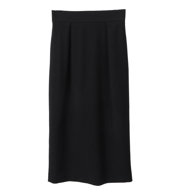 TIARA「セミタイトタックスカート（セットアップ可）」|スカート|ブラック