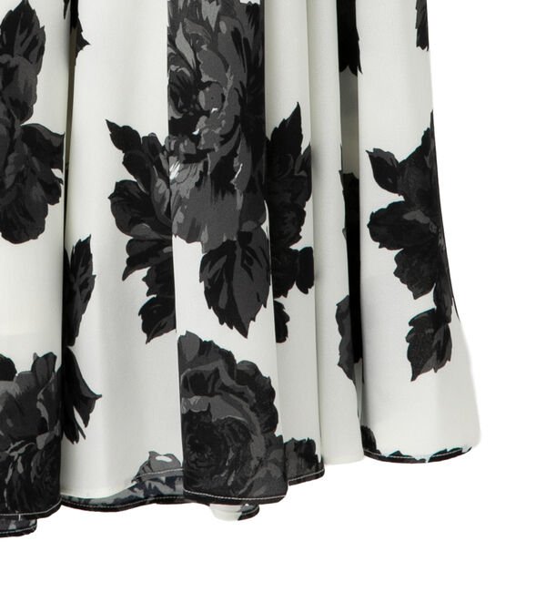 TIARA「オールドローズプリントサイドタックサーキュラースカート」|スカート|