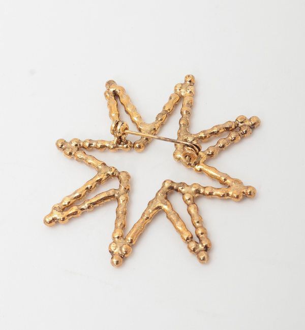 TIARA「【ADER.bijoux/アデルビジュー】CUTSTEEL star brooch」|ブローチ・コサージュ|