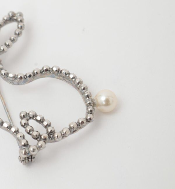 TIARA「【ADER.bijoux/アデルビジュー】CUTSTEEL rabbit brooch」|ブローチ・コサージュ|