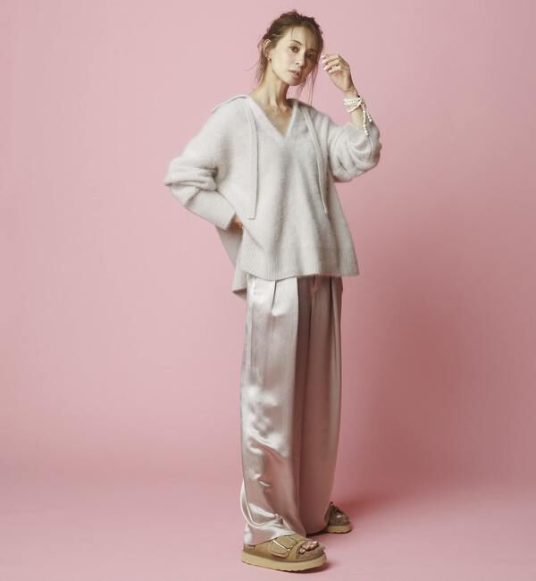 Liesse「稲沢朋子さんコラボフォックスニット」|ニット・セーター|