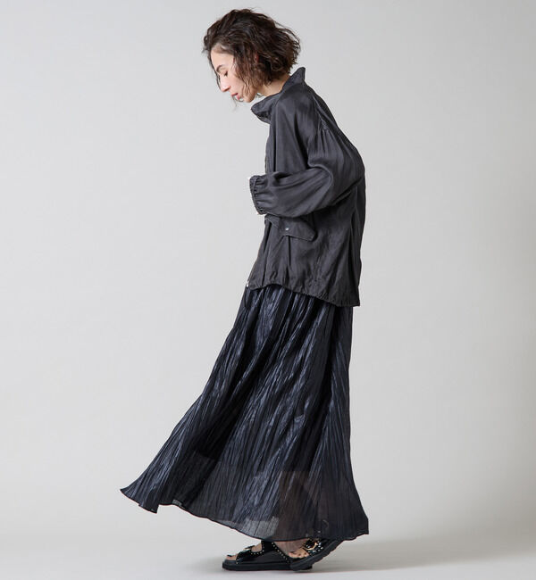 Liesse「サテンジップブルゾン」|その他|