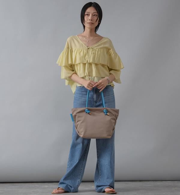 Liesse「【インド生産】ティアードフリルブラウス」|シャツ・ブラウス|