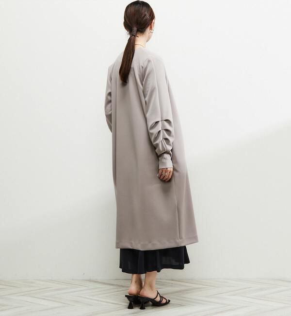 Soffitto「《定番》ノーカラータックスリーブコート」|その他|
