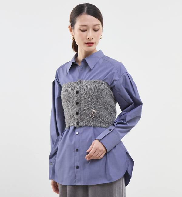 Soffitto「ラメニットビスチェ」|ニット・セーター|