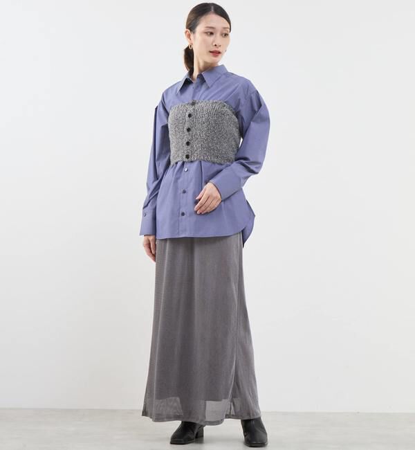 Soffitto「ラメニットビスチェ」|ニット・セーター|