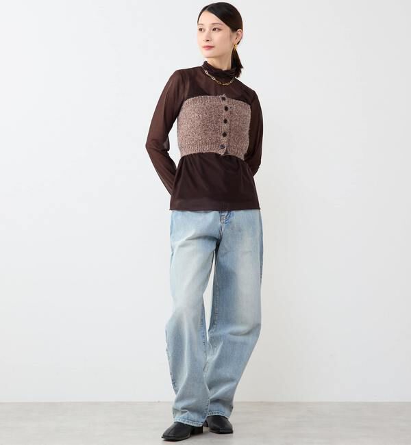 Soffitto「ラメニットビスチェ」|ニット・セーター|