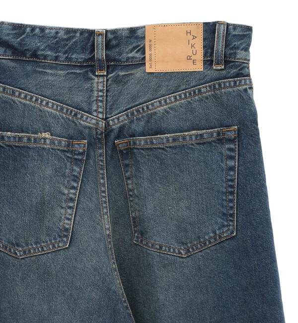 A_「【HAIKURE/ハイクル】BIG BETHANY INTENSE BLUE ASIAN FITワイドシルエットデニムパンツ」|デニム|