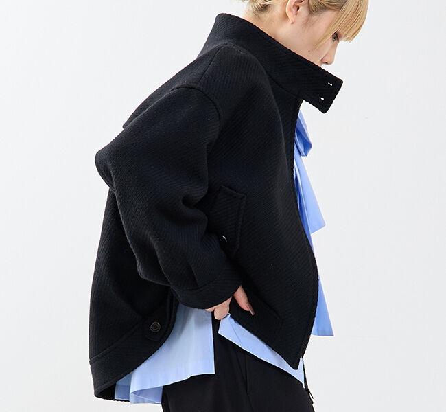 SOFFITTO「オーバーサイズジップコート」|その他|