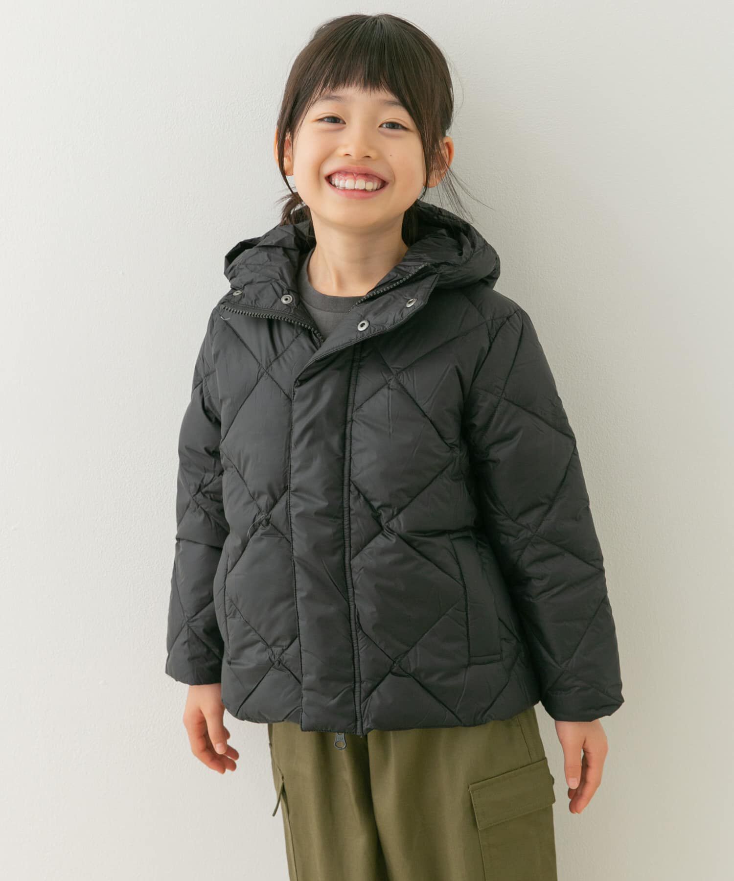 URBAN RESEARCH DOORS「TAION　PACKABLE HOOD DOWN JACKET(KIDS)」|その他|ブラック