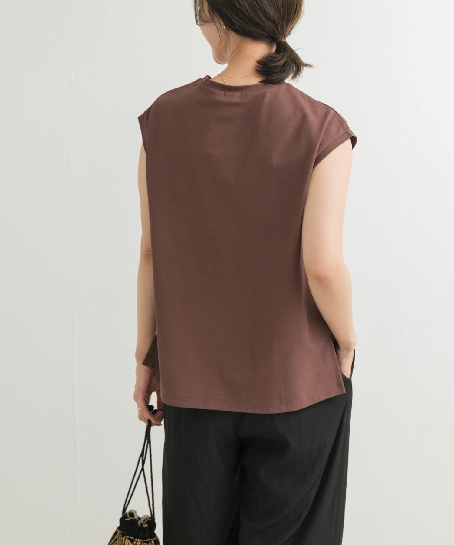 URBAN RESEARCH DOORS「『接触冷感/UVカット』ドライカノコフレンチプルオーバー」|Tシャツ・カットソー|