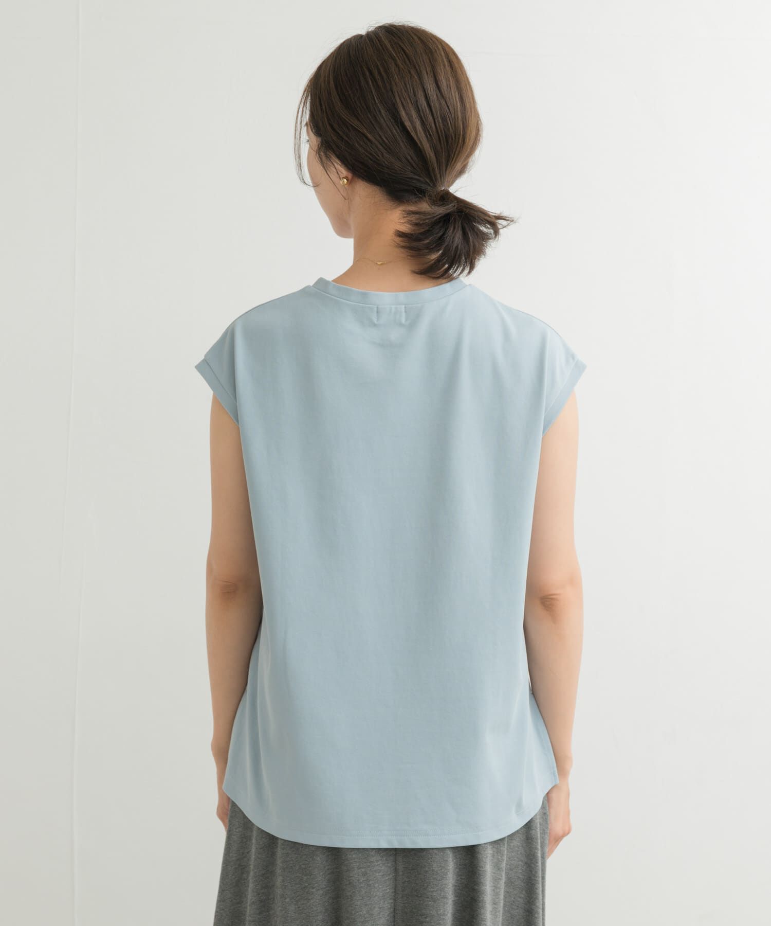 URBAN RESEARCH DOORS「『接触冷感/UVカット』ドライカノコフレンチプルオーバー」|Tシャツ・カットソー|