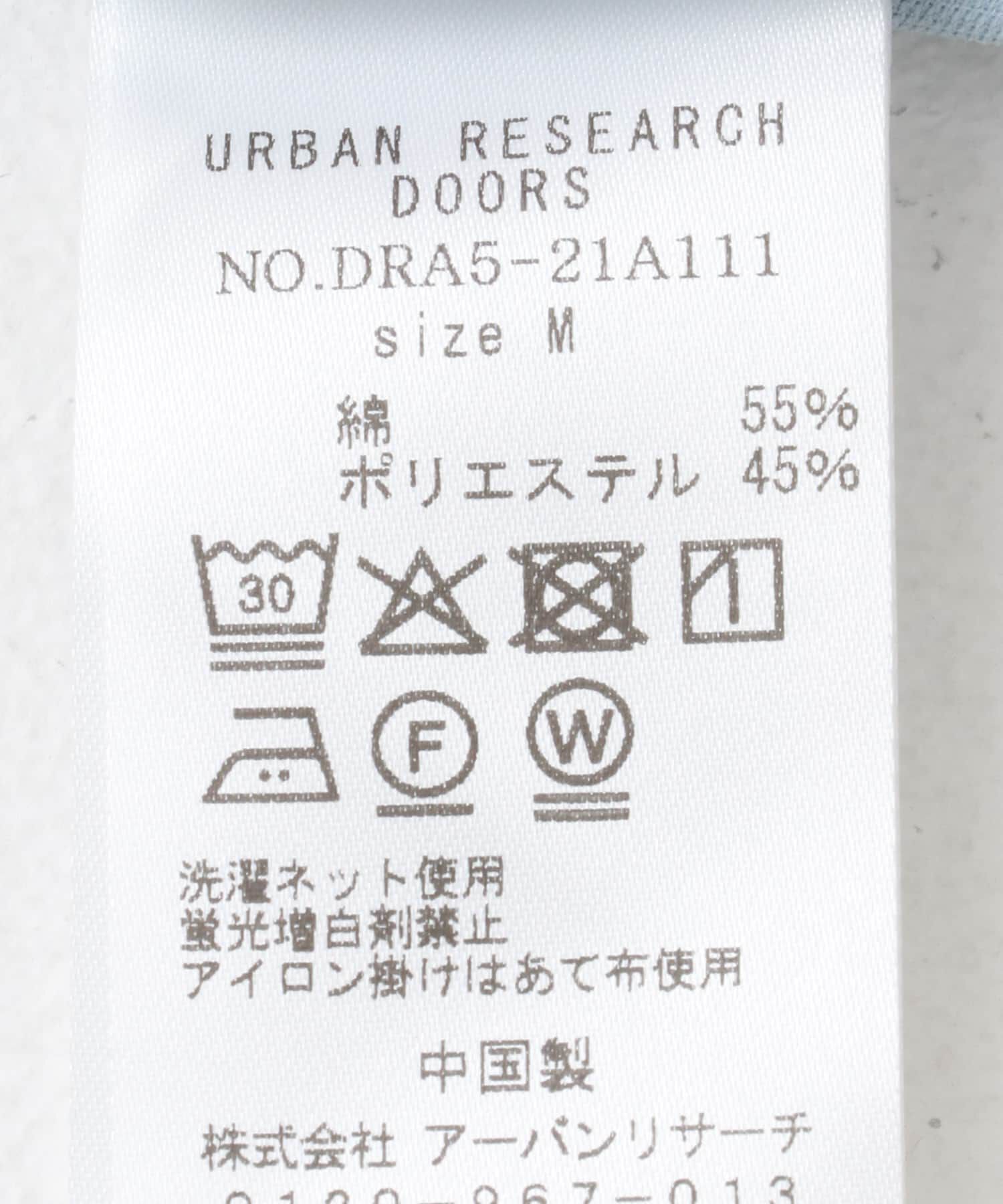 URBAN RESEARCH DOORS「『接触冷感/UVカット』ドライカノコフレンチプルオーバー」|Tシャツ・カットソー|