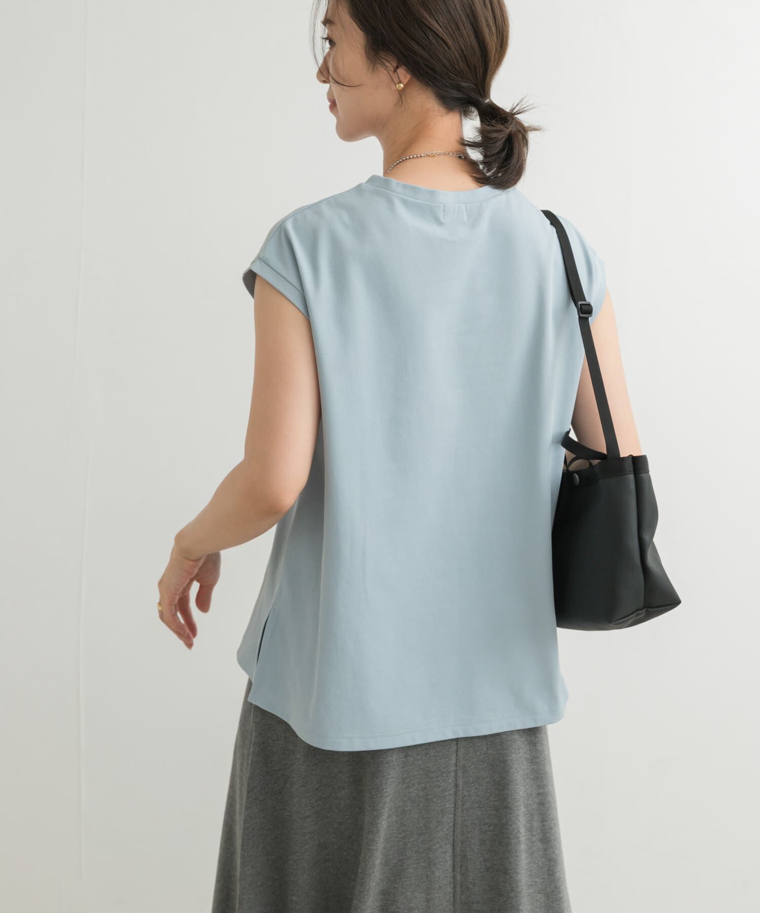 URBAN RESEARCH DOORS「『接触冷感/UVカット』ドライカノコフレンチプルオーバー」|Tシャツ・カットソー|