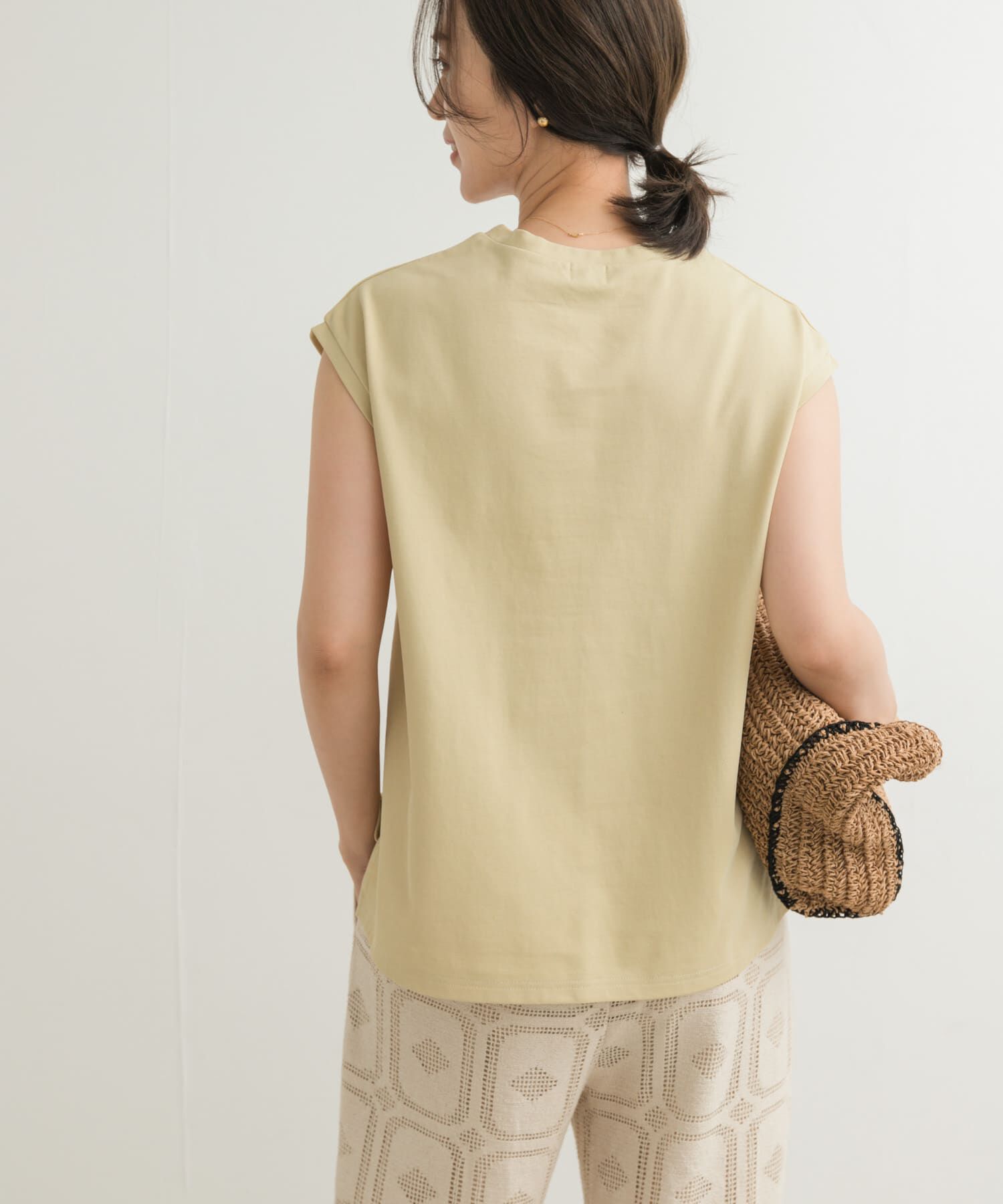 URBAN RESEARCH DOORS「『接触冷感/UVカット』ドライカノコフレンチプルオーバー」|Tシャツ・カットソー|