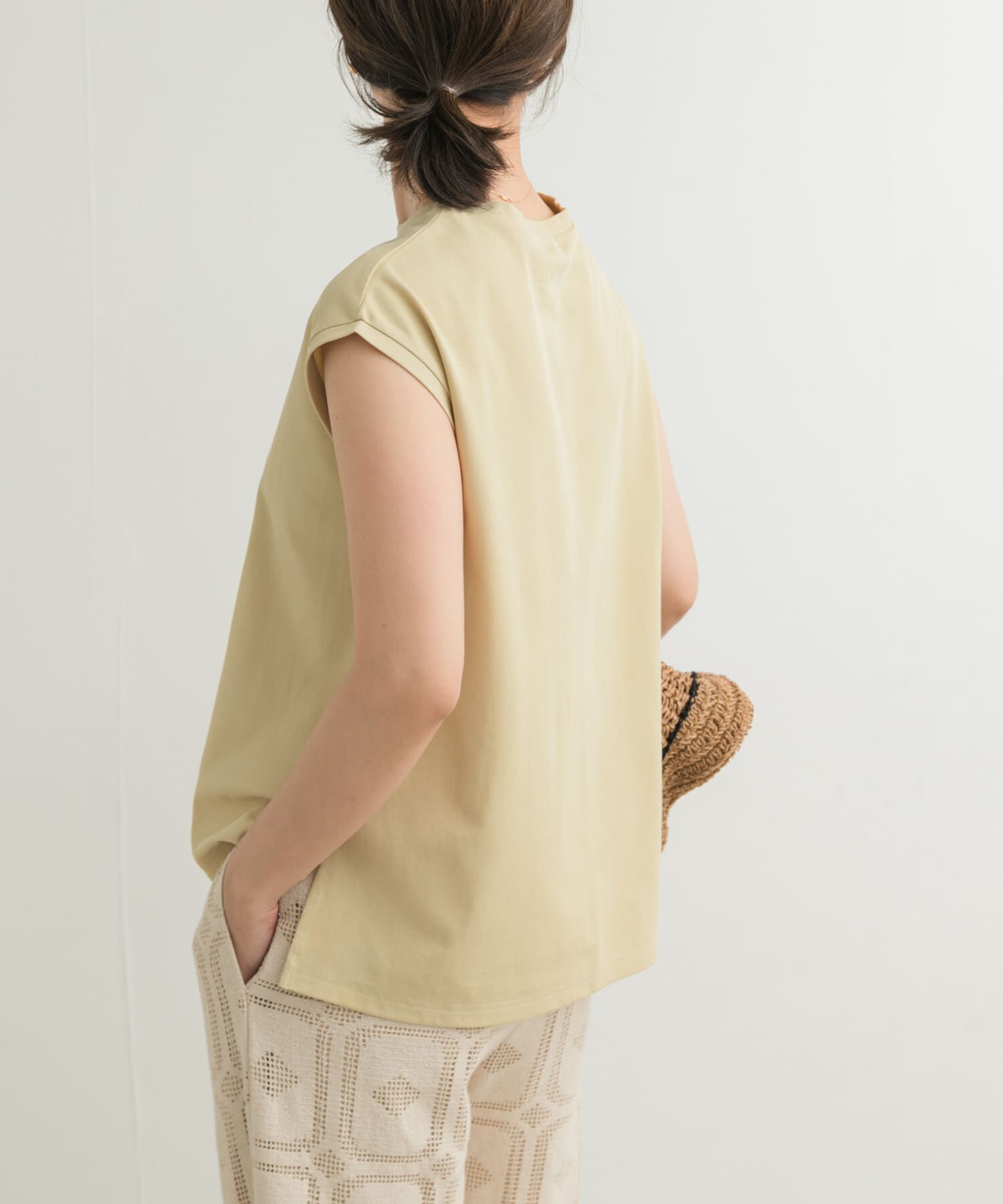 URBAN RESEARCH DOORS「『接触冷感/UVカット』ドライカノコフレンチプルオーバー」|Tシャツ・カットソー|