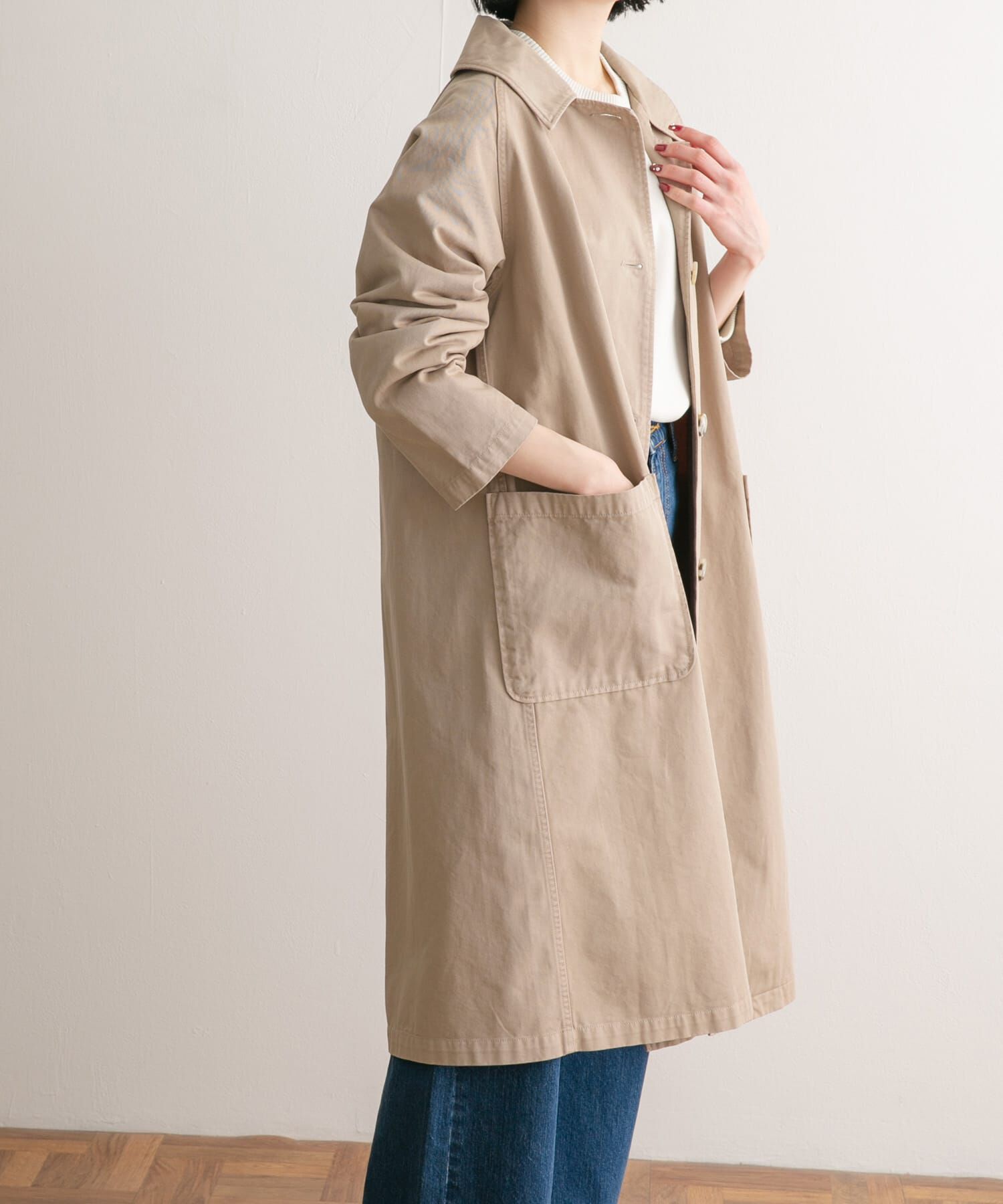 URBAN RESEARCH DOORS「『別注』SMITH&times;DOORS　スプリングコート」|ステンカラーコート|