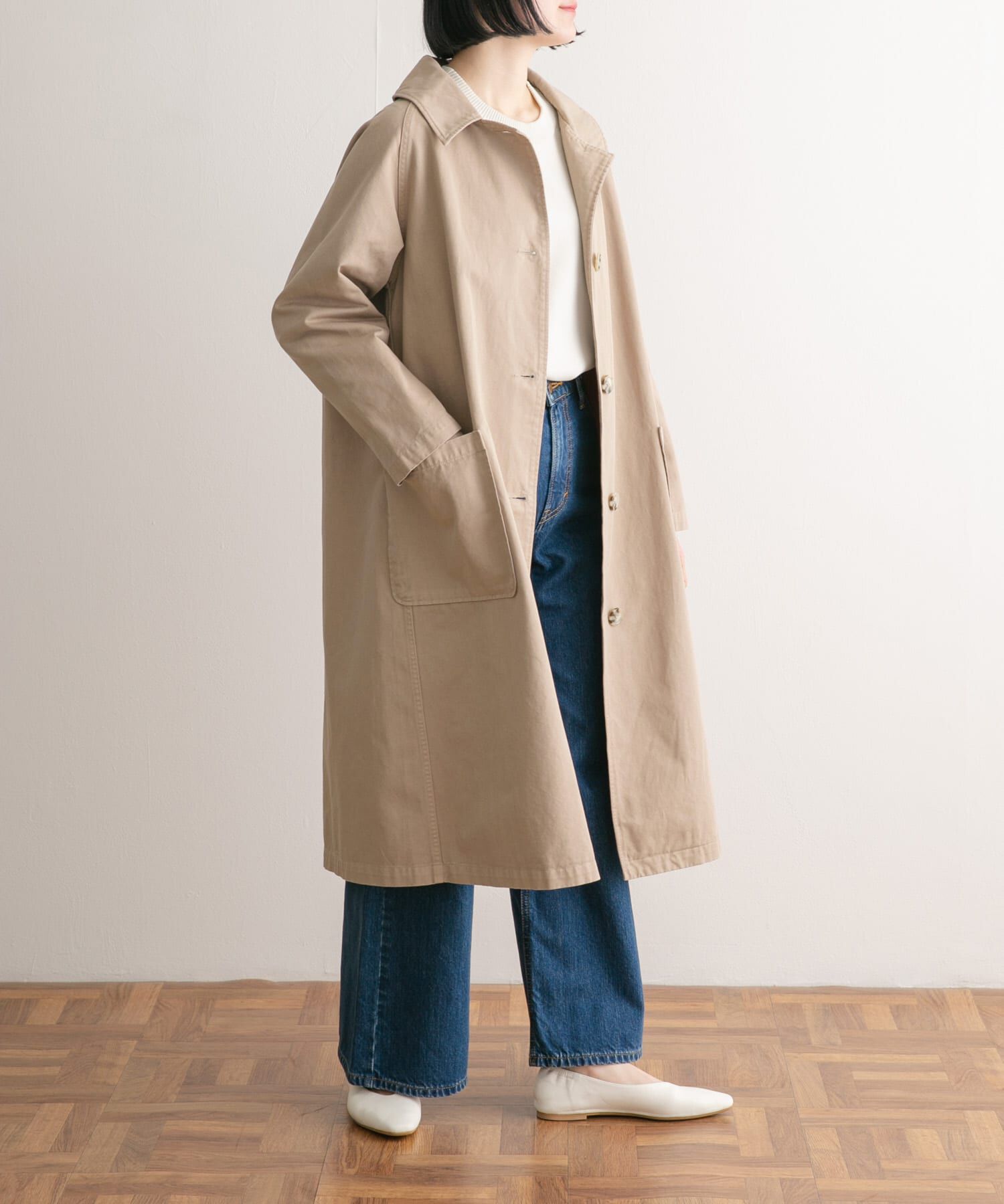 URBAN RESEARCH DOORS「『別注』SMITH&times;DOORS　スプリングコート」|ステンカラーコート|