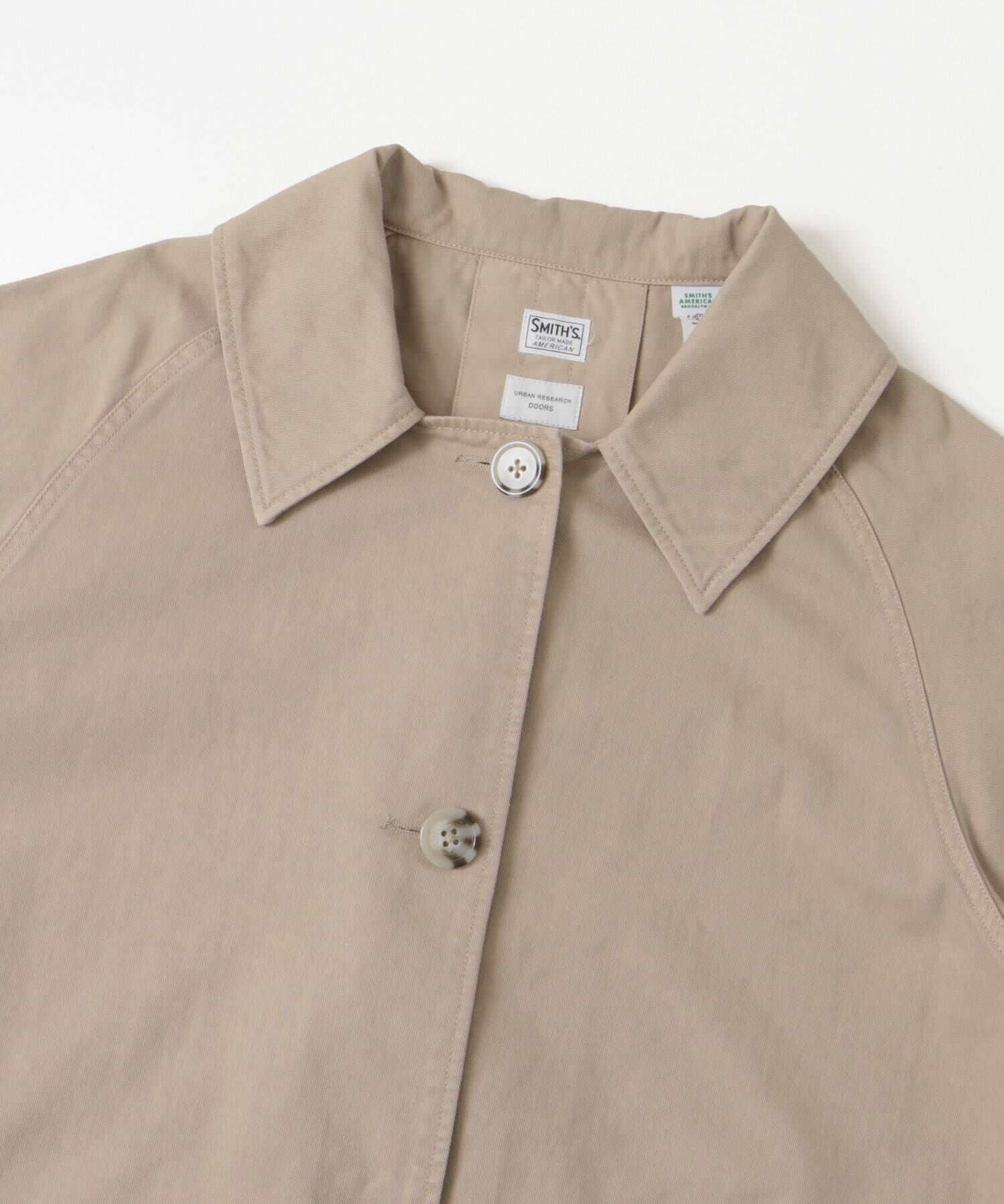 URBAN RESEARCH DOORS「『別注』SMITH&times;DOORS　スプリングコート」|ステンカラーコート|