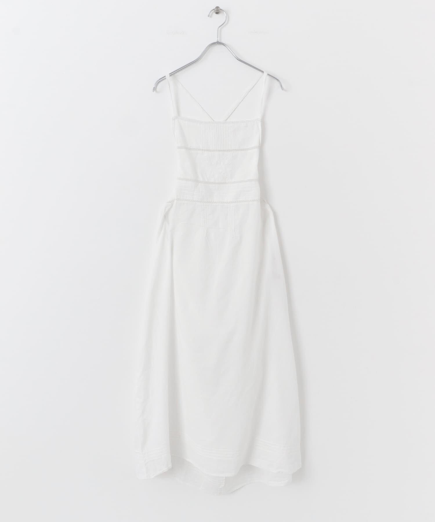 URBAN RESEARCH DOORS「『別注』olu&rsquo;ment&times;DOORS　コットンモス刺繍ワンピース」|ワンピース|