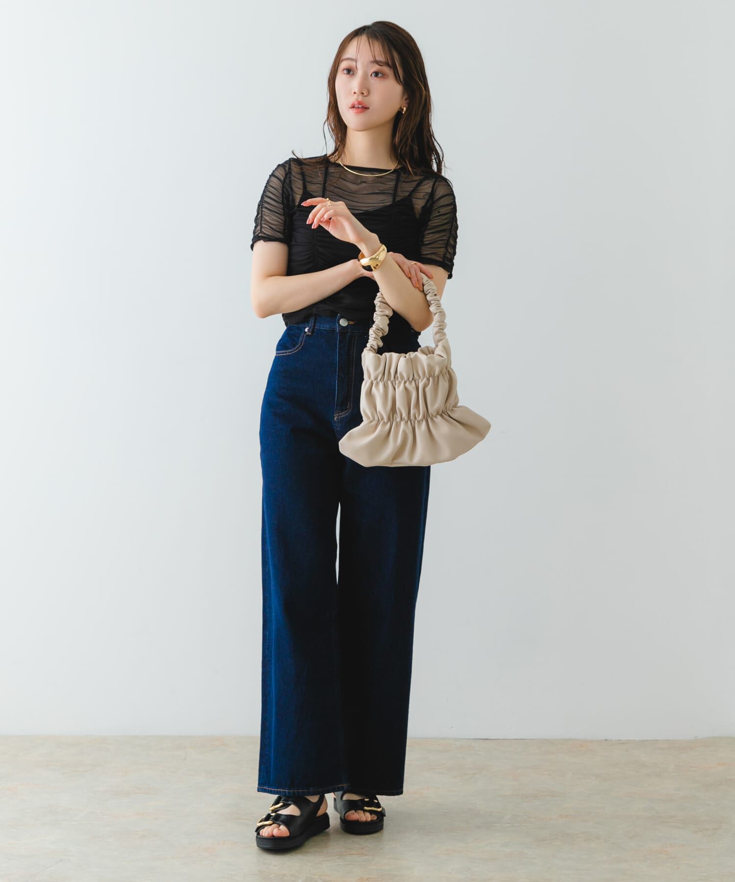 RODE SKO「ダブルギャザーバッグ」|ハンドバッグ|